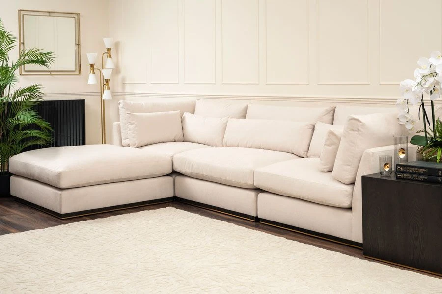 Burbank Four Seat Sofa With Footstool - Image 2