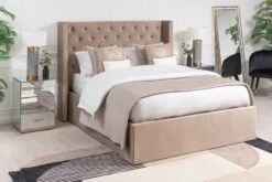 Byron Storage Bed Taupe
