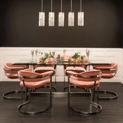 Camino Dining Chair Blush Pink 11 Camino Dining Chair Blush Pink -Furniture Sale Store camino pink dining table web