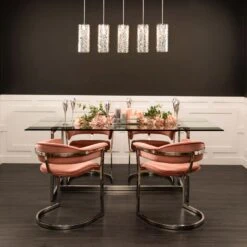 Camino Dining Chair Blush Pink 12 Camino Dining Chair Blush Pink -Furniture Sale Store camino pink dining table x4 web