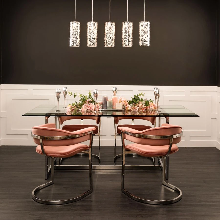 Camino Dining Chair Blush Pink 6 Camino Dining Chair Blush Pink - Image 4