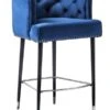 Carter Bar Stool - Ink Blue 1 Carter Bar Stool - Ink Blue -Furniture Sale Store carter barstool cutout front webready