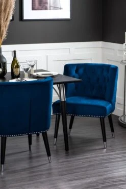 Carter Chair Ink Blue -Furniture Sale Store carter chair ink blue black legs ls web