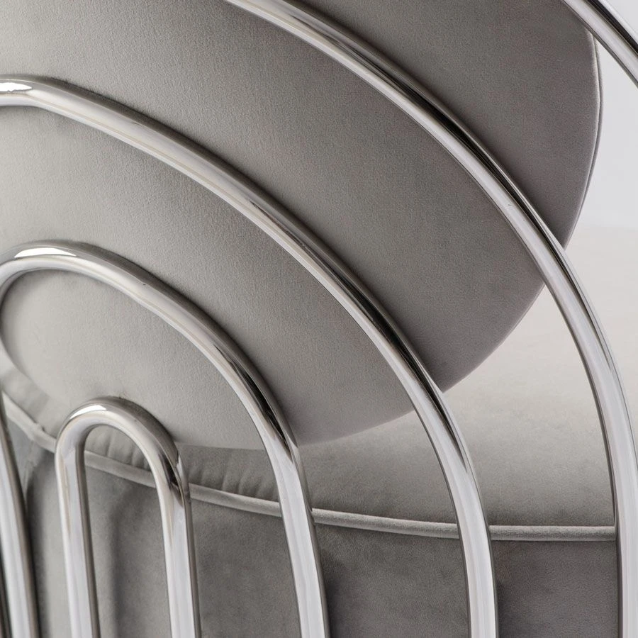 Cascade Silver Swivel Chair- Dove Grey 7 Cascade Silver Swivel Chair- Dove Grey - Image 5