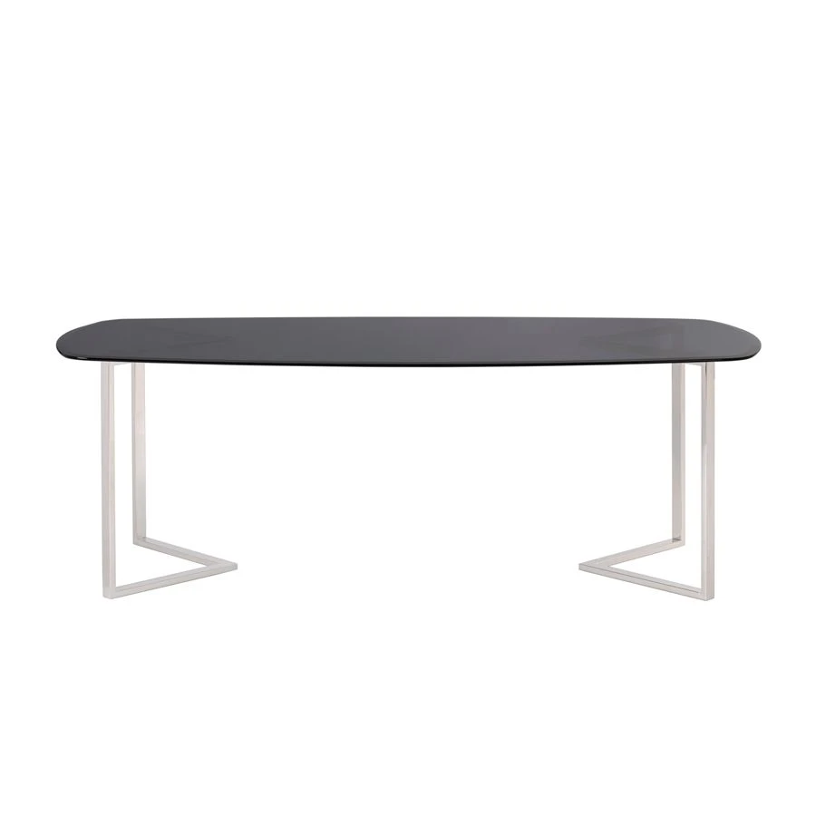 Chevron Silver Dining Table 3 Chevron Silver Dining Table