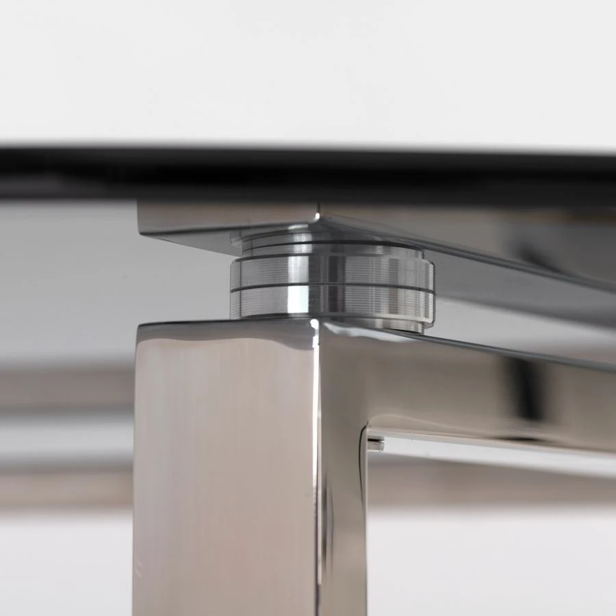 Chevron Silver Dining Table 5 Chevron Silver Dining Table - Image 3