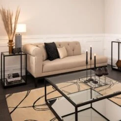 Claremont Chaise Longue - Taupe -Furniture Sale Store claremont chaise web 1