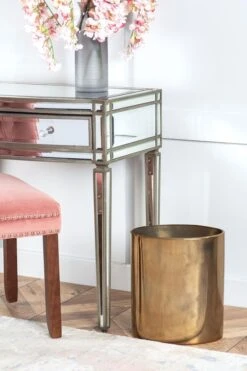 Oval Bin/Planter - Brass -Furniture Sale Store copper bin wr