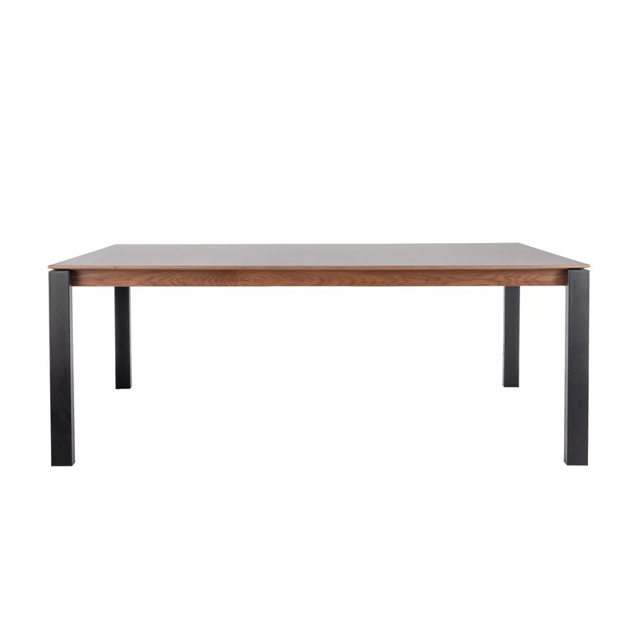 Corinna 10 Seat Dining Table Grey - Black Legs 3 Corinna 10 Seat Dining Table Grey - Black Legs