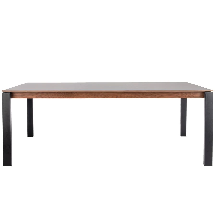Corinna 12 Seat Dining Table Grey - Black Legs 3 Corinna 12 Seat Dining Table Grey - Black Legs