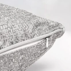 Silver Lizard Square Cushion -Furniture Sale Store cushion 6 nr 35 silver lizard detail 3 web