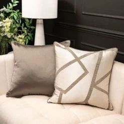 Taupe Fragments Square Cushion 7 Taupe Fragments Square Cushion -Furniture Sale Store cushion 60 cushion 57 ls web 1