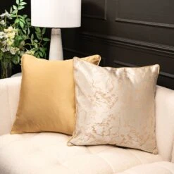 Golden Crepe Square Cushion -Furniture Sale Store cushion 61 cushion 64 ls web