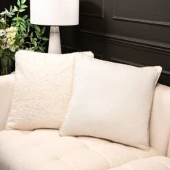 Chalk Double Sided Square Cushion -Furniture Sale Store cushion 68 cushion 69 ls web 1