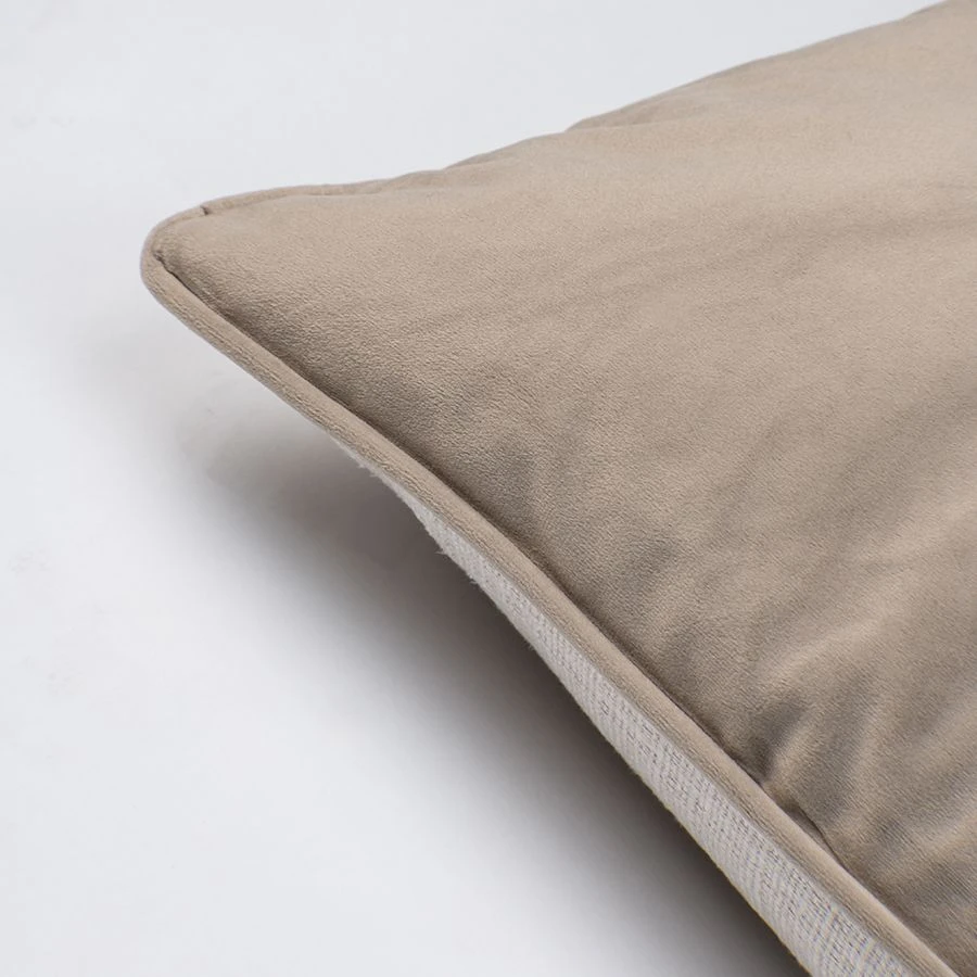 Taupe Double Sided Square Cushion 7 Taupe Double Sided Square Cushion - Image 5