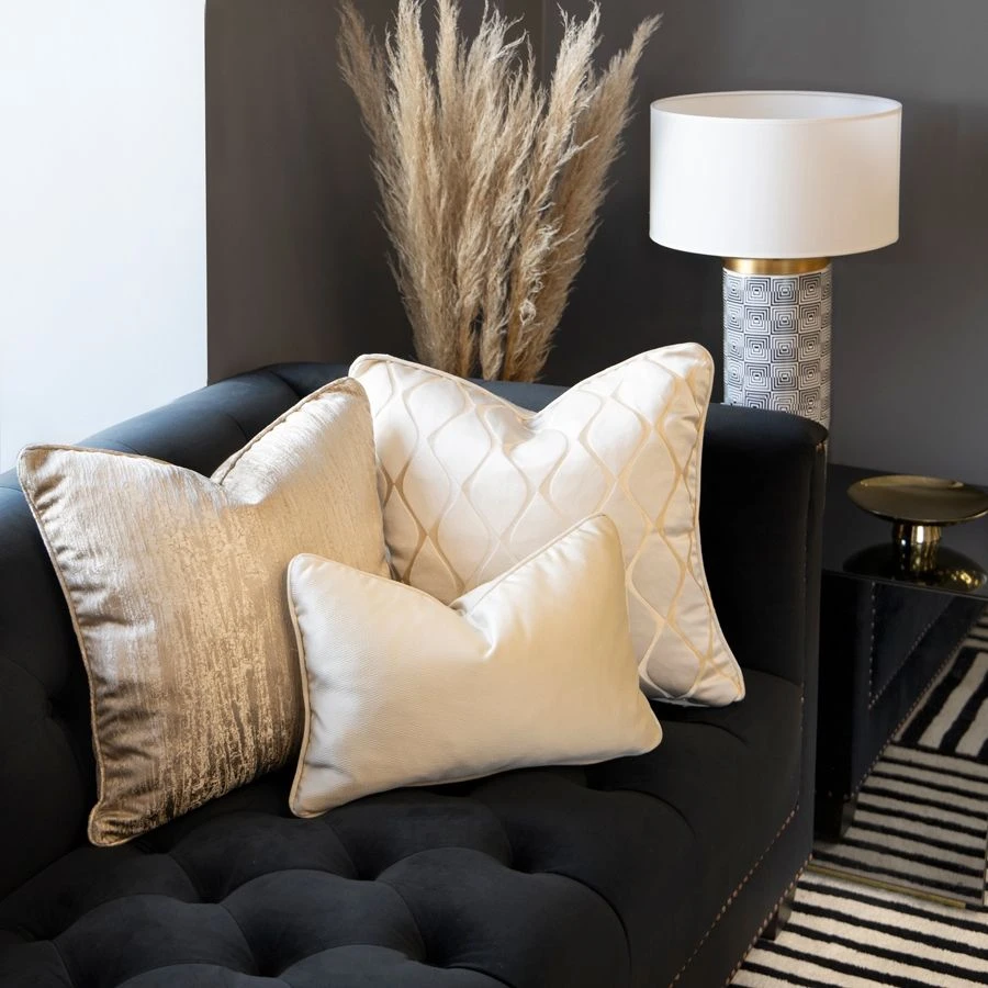 Golden Sateen Rectangular Cushion 4 Golden Sateen Rectangular Cushion - Image 2