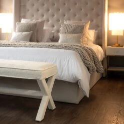 Decio Bench – Ivory Borg -Furniture Sale Store decio bench ls web