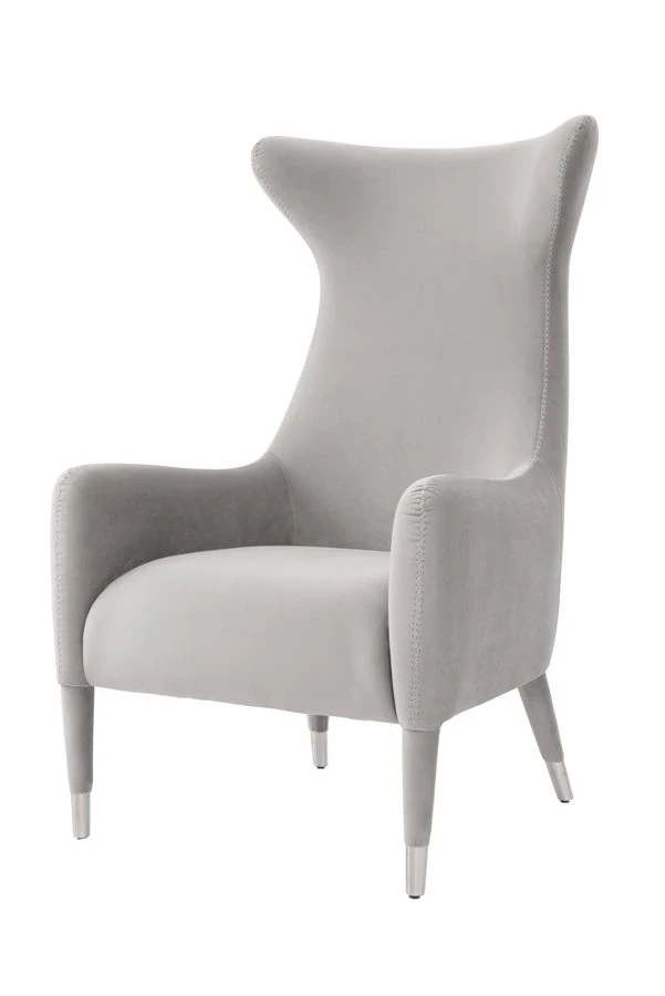 Delta Armchair Dove Grey – Brushed Silver 3 Delta Armchair Dove Grey – Brushed Silver