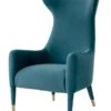 Delta Armchair Peacock - Brushed Gold 1 Delta Armchair Peacock - Brushed Gold -Furniture Sale Store delta peacock front web
