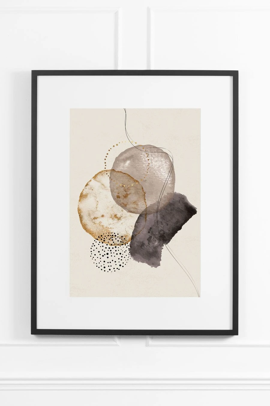 Desert Dust No.2 Wall Art - Black Frame 3 Desert Dust No.2 Wall Art - Black Frame