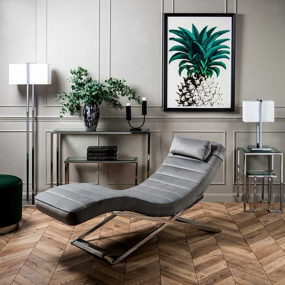 Dexter Chaise Longue Dove Grey 4 Dexter Chaise Longue Dove Grey - Image 2