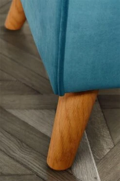 Dorchester Lounge Armchair, Aegean Blue -Furniture Sale Store dorchdet1 web