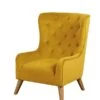 Dorchester Lounge Armchair, Mustard Yellow -Furniture Sale Store dorchester armchair mustard cutout 01 web