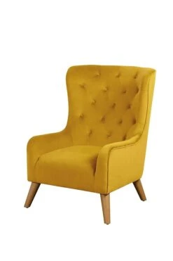 Dorchester Lounge Armchair, Mustard Yellow