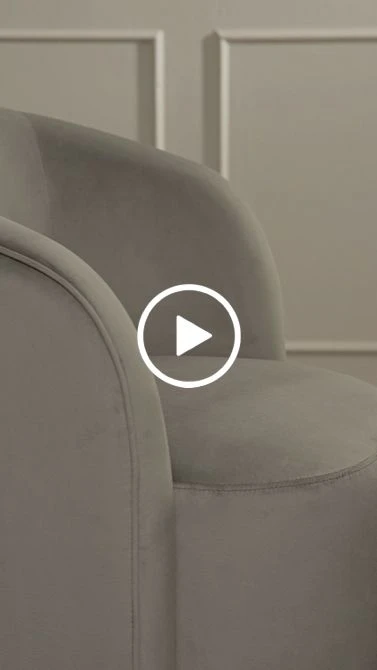 West End Swivel Dining Chair - Dove Grey - Brass Base 8 West End Swivel Dining Chair - Dove Grey - Brass Base - Image 6