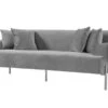 Duke Three Seat Sofa - Dove Grey - Silver Legs 1 Duke Three Seat Sofa - Dove Grey - Silver Legs -Furniture Sale Store duke 3 seater dove grey cutout 01 webready