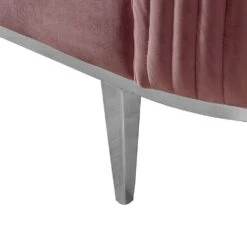 Ella Two Seat Sofa - Blush Pink- Polished Chrome Base 9 Ella Two Seat Sofa - Blush Pink- Polished Chrome Base -Furniture Sale Store ella 2seat chrome pink leg jamesweb