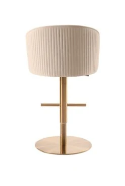 Ella Bar Stool - Chalk - Brass Base -Furniture Sale Store ella barstool chalk brass 5 web