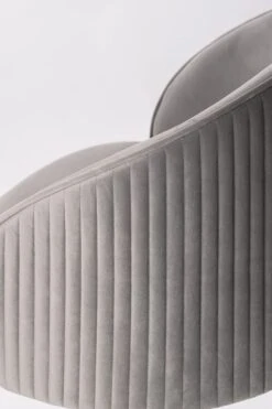 Ella Bar Stool - Dove Grey - Silver Base -Furniture Sale Store ella barstool grey silver detail 1 web 1