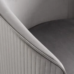 Ella Dining Chair - Dove Grey - Silver Base 10 Ella Dining Chair - Dove Grey - Silver Base -Furniture Sale Store ella dining chair grey detail 1 web 1