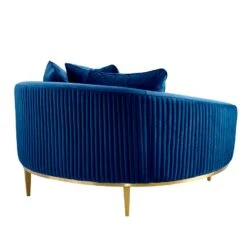 Ella Loveseat Navy -Furniture Sale Store ella loveseat blue back web
