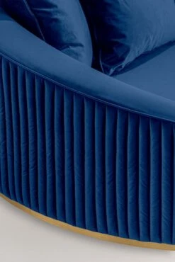 Ella Loveseat Navy -Furniture Sale Store ella loveseat blue detail 1 web