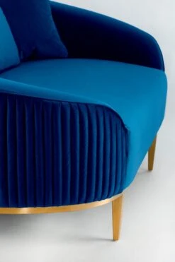 Ella Loveseat Navy -Furniture Sale Store ella loveseat blue detail 2 web