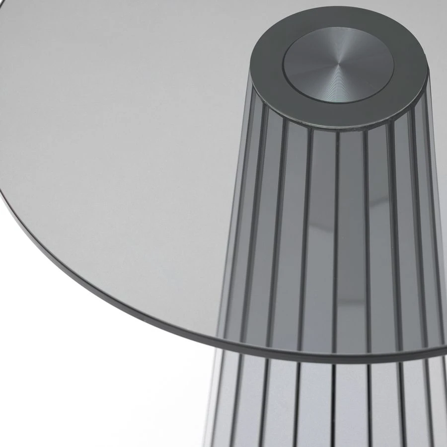 Emmeline Smoked Mirror Side Table 5 Emmeline Smoked Mirror Side Table - Image 4