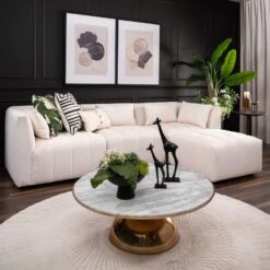 Essen Three Seat Corner Sofa – Cream Chenille 15 Essen Three Seat Corner Sofa – Cream Chenille -Furniture Sale Store essen 3s footstool right web 1