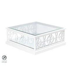 Etienne White Coffee Table