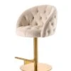 Frankfurt Bar Stool - Chalk - Brass Base -Furniture Sale Store frankfurt barstool chalk 1 web