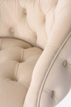 Frankfurt Bar Stool - Chalk - Brass Base -Furniture Sale Store frankfurt barstool chalk detail 2 web