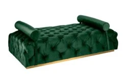 Frankfurt Day Bed - Bottle Green - Brushed Gold 13 Frankfurt Day Bed - Bottle Green - Brushed Gold -Furniture Sale Store frankfurt daybed green brushed gold cutout 3 web