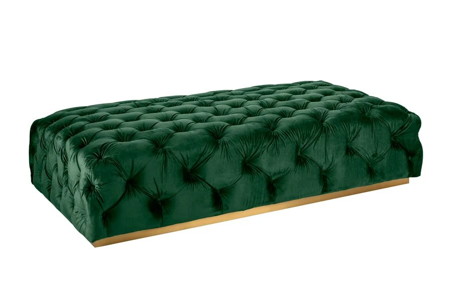 Frankfurt Day Bed - Bottle Green - Brushed Gold 7 Frankfurt Day Bed - Bottle Green - Brushed Gold - Image 5