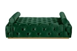 Frankfurt Day Bed - Bottle Green - Brushed Gold