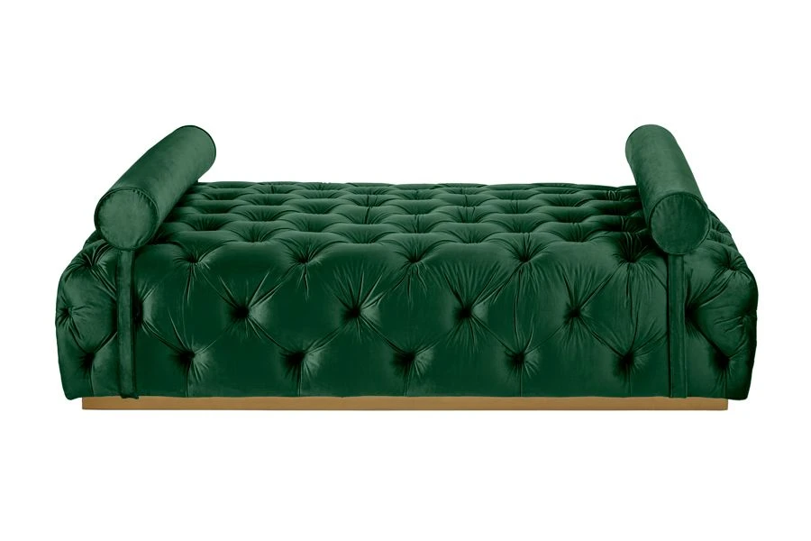 Frankfurt Day Bed - Bottle Green - Brushed Gold 3 Frankfurt Day Bed - Bottle Green - Brushed Gold