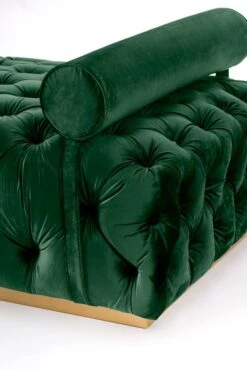 Frankfurt Day Bed - Bottle Green - Brushed Gold 15 Frankfurt Day Bed - Bottle Green - Brushed Gold -Furniture Sale Store frankfurt daybed green brushed gold detail 1 web