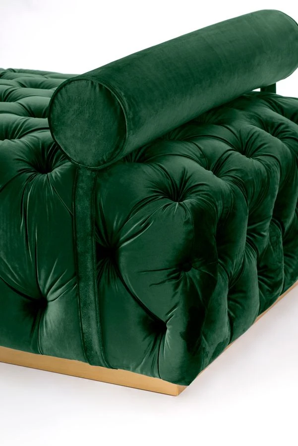 Frankfurt Day Bed - Bottle Green - Brushed Gold 8 Frankfurt Day Bed - Bottle Green - Brushed Gold - Image 6