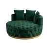 Frankfurt Loveseat - Bottle Green - Brass Base 2 Frankfurt Loveseat - Bottle Green - Brass Base -Furniture Sale Store frankfurt loveseat brass bottle cutout 01 webready