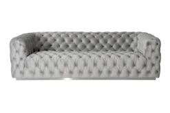 Frankfurt Three Seat Sofa - Dove Grey